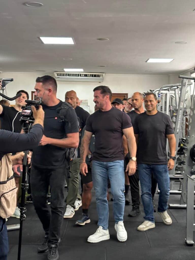 Visitando as instalações